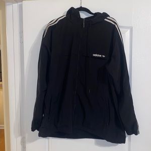 Adidas windbreaker hooded jacket